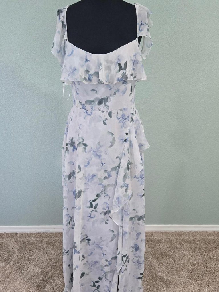 Jenny Yoo Salma Printed Chiffon Dress